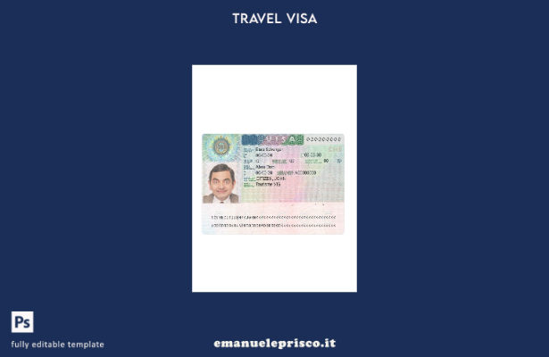 modello di visto Schengen per la Svizzera in stile verificato